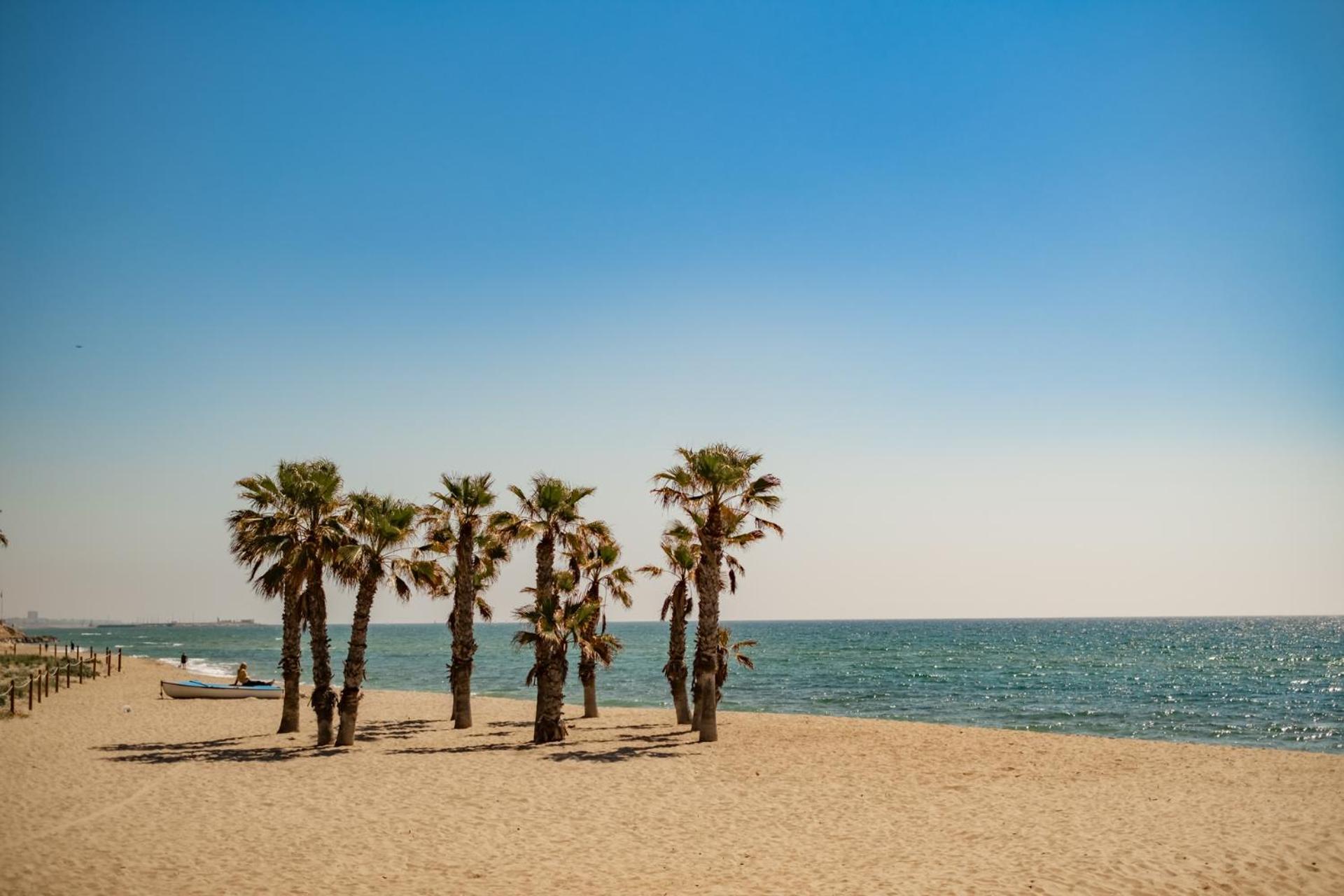 Encantador Apto En La Playa Комарруга Экстерьер фото